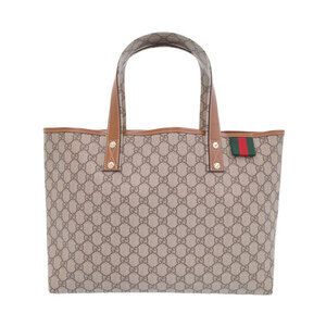 Gucci GG Plus Monogram Signature Web Loop Tote Brown